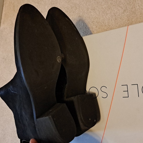 Sole Society Black Leather booties - Picture 3 of 5